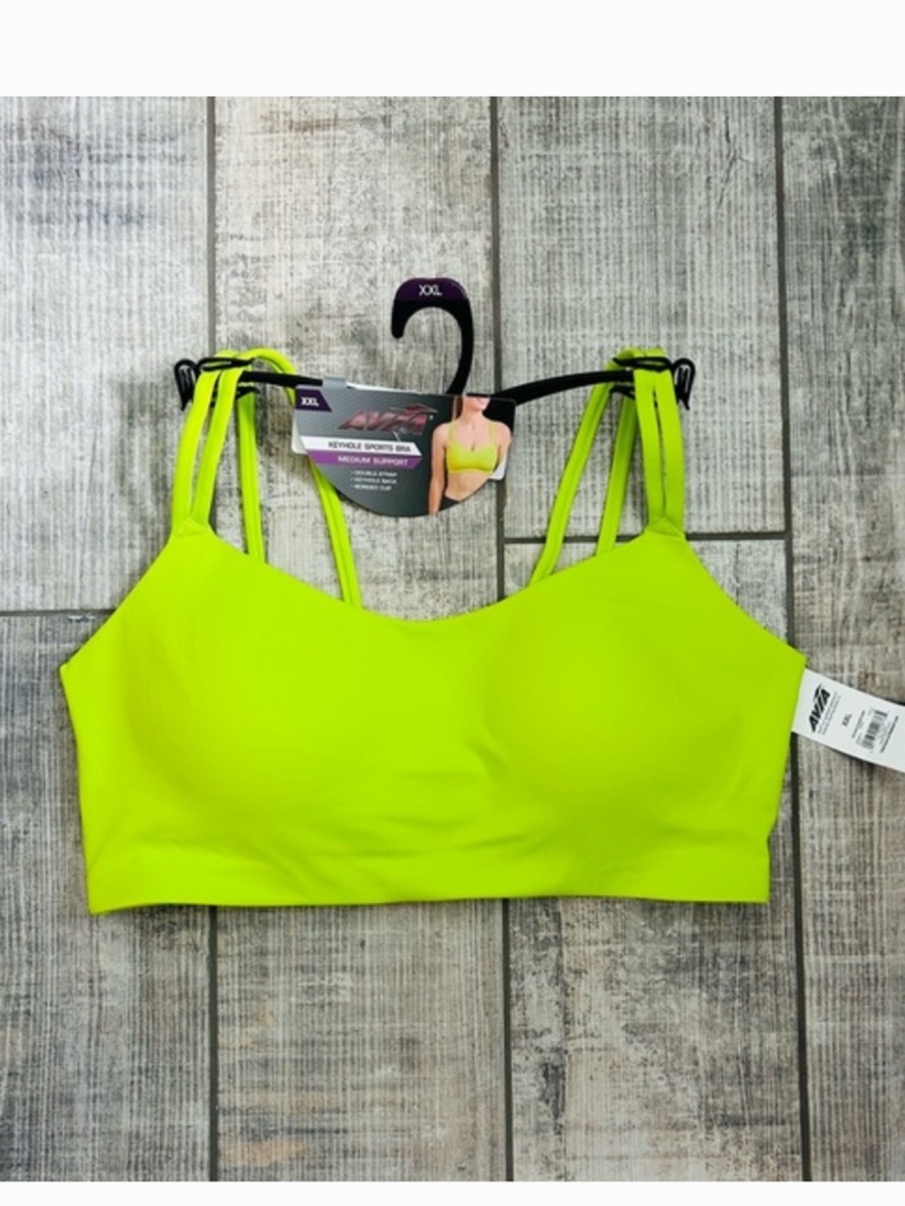 Women's Strappy Sports Bra, Sz Large